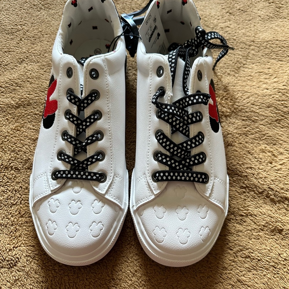 Women’s White and Black Sneakers